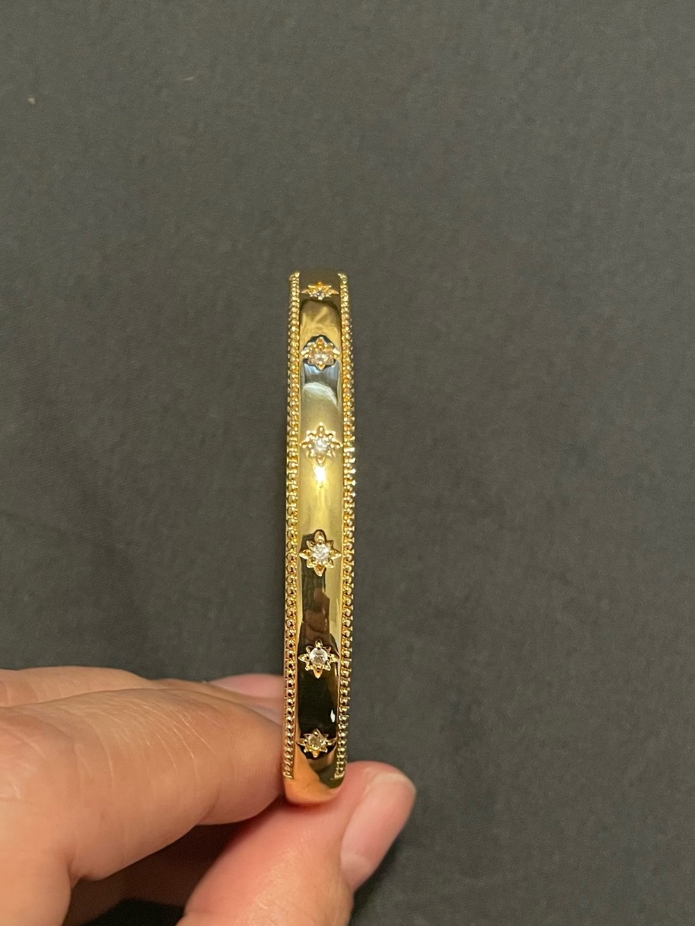 New - 14k gold plated bangle - Picture 2 of 3